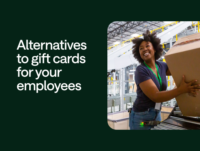 Employee rewards that are not gift cards