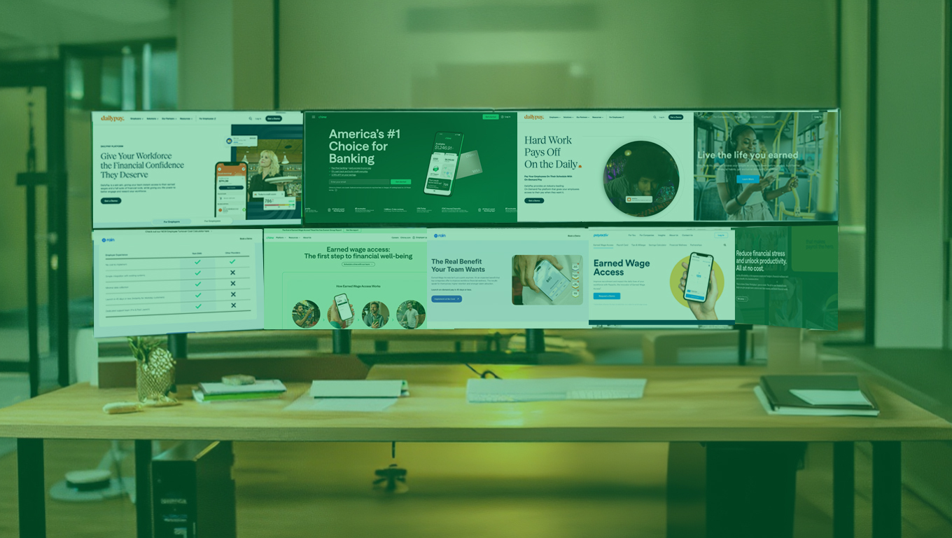 HR and payroll teams reviewing earned wage access platforms and financial wellness tools while evaluating payroll integrations and employee benefits technology.

