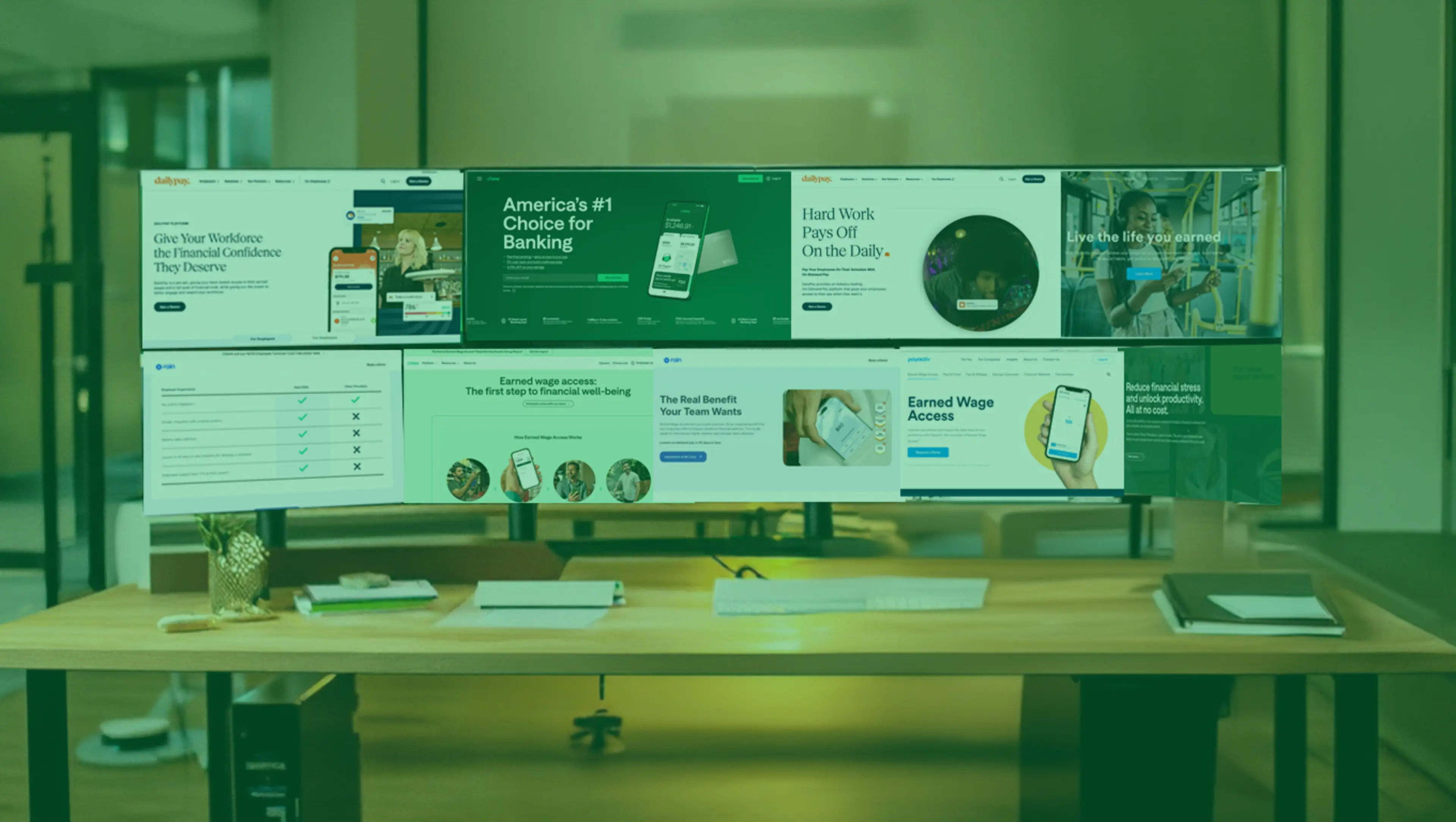 HR and payroll teams reviewing earned wage access platforms and financial wellness tools while evaluating payroll integrations and employee benefits technology.