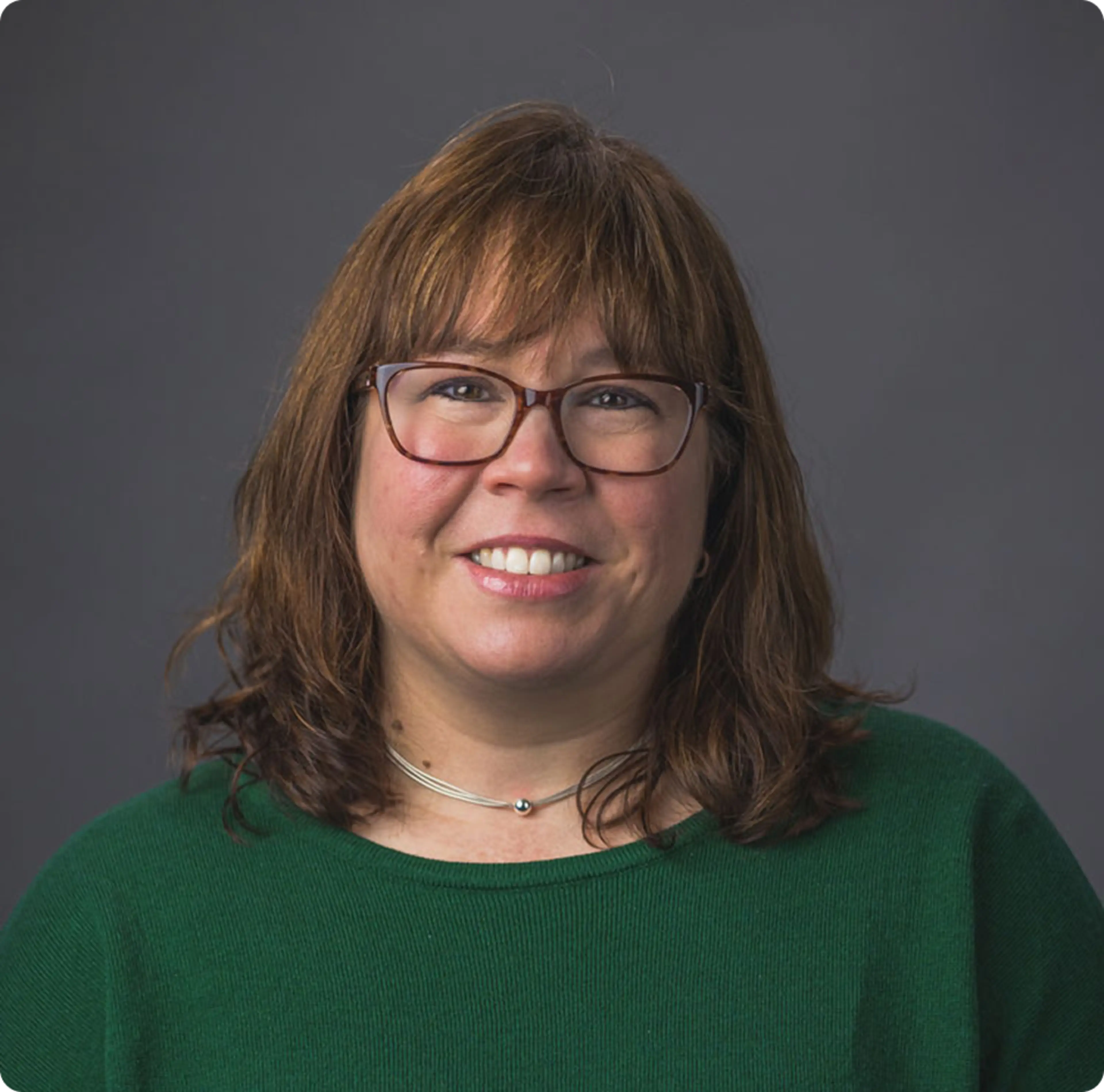 A headshot of Heather Stewart - VP of Talent - Senior Living Communities.
