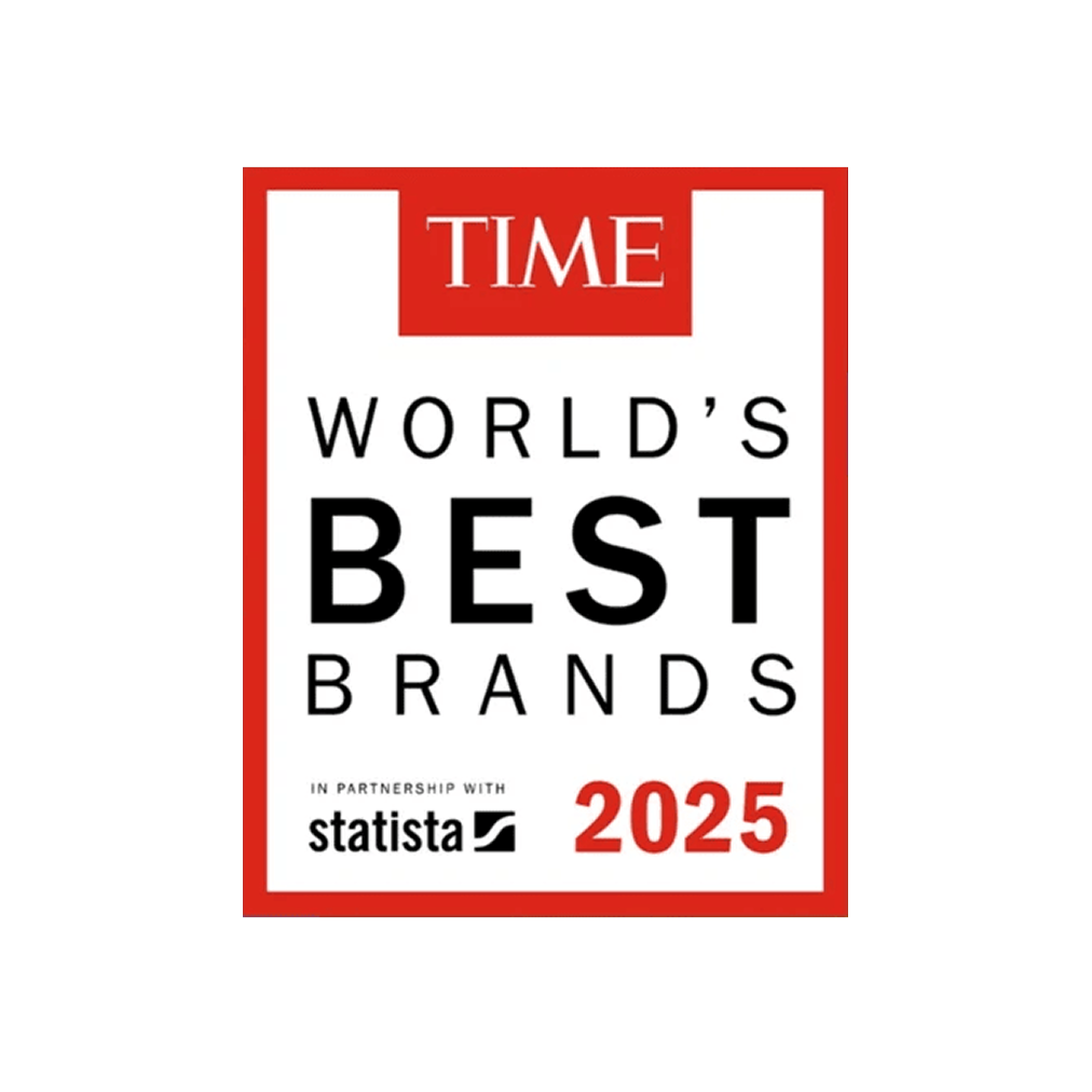 TIME magazine with the text "World's best brands 2025"
